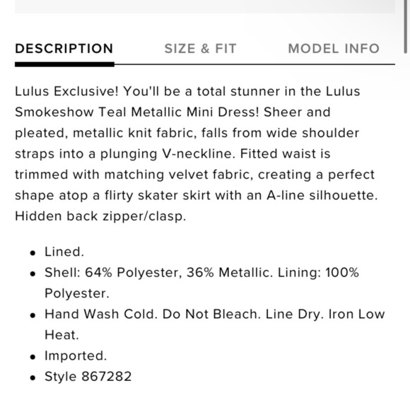 Lulus Smokeshow Teal Blue Crinkled Sparkle Metallic V-Neck Sleeveless Mini Dress - Picture 9 of 15